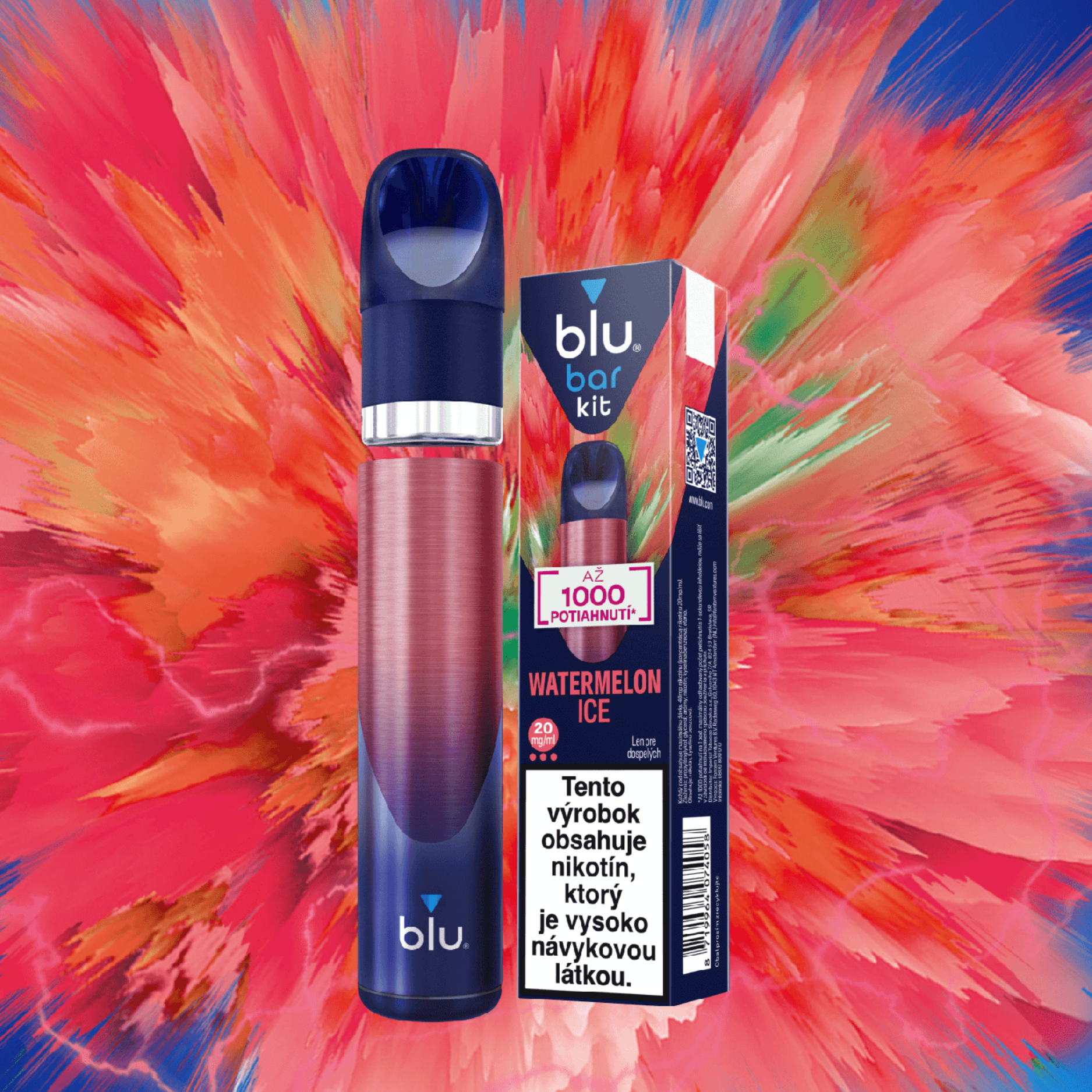 Blu Vape POD Watermelon Ice použitie